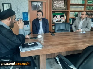 دیدار و گفتگوی سرپرست دانشگاه فنی و حرفه ای استان کهگیلویه  وبویراحمد با مدیر کل سازمان تبلیغات اسلامی استان 5