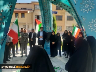 غبارروبی و عطر افشانی قبر مطهر شهید گمنام در مرکز دختران یاسوج همزمان با هفته دفاع مقدس و آغاز سال تحصیلی جدید 3