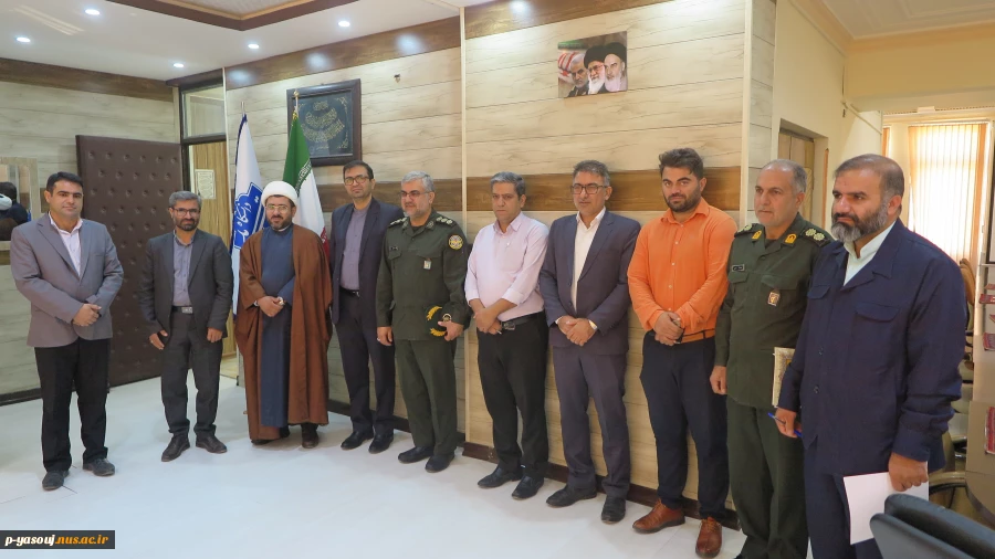 نشست مشترک مدیر کل بنیاد حفظ آثار و نشر ارزشهای دفاع مقدس استان کهگیلویه و بویراحمد با رئیس دانشگاه ملی مهارت استان 6