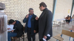 بازدید رئیس و اعضای هیات رئیسه دانشگاه ملی مهارت استان کهگیلویه و بویراحمد از امتحانات مرکز پسران یاسوج 6