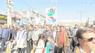 حضور پرشور دانشگاهیانِ دانشگاه ملی مهرات استان کهگیلویه و بویراحمد در راهپیمایی یوم الله 22بهمن 11