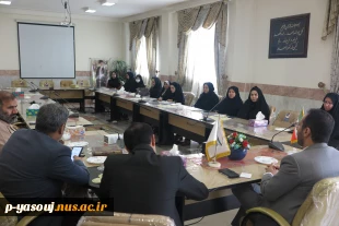 نشست سرپرست دانشگاه ملی مهارت استان کهگیلویه و بویراحمد با کارکنان مرکز دختران یاسوج 8