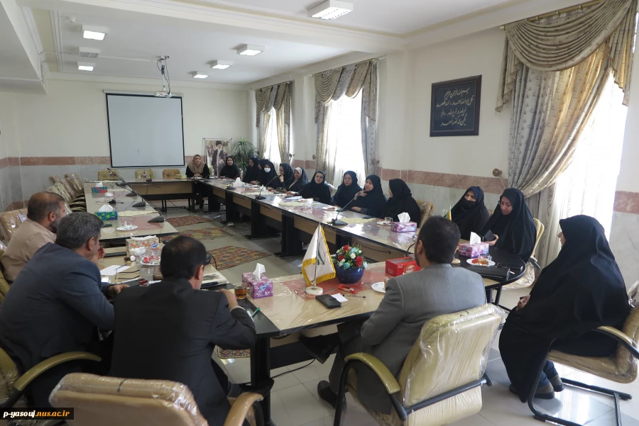 نشست سرپرست دانشگاه ملی مهارت استان کهگیلویه و بویراحمد با کارکنان مرکز دختران یاسوج 9