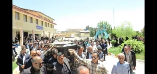 برگزاری مراسم وداع با پیکر همکار سفرکرده، زنده یاد جلیل یاورکیش 5