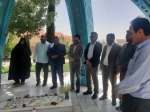 همزمان با سوم خردادماه و سالروز آزادسازی خرمشهر صورت گرفت: آیین غبارروبی و عطر افشانی قبر مطهر شهید گمنام واقع در آموزشگده ملی مهارت دختران یاسوج 4