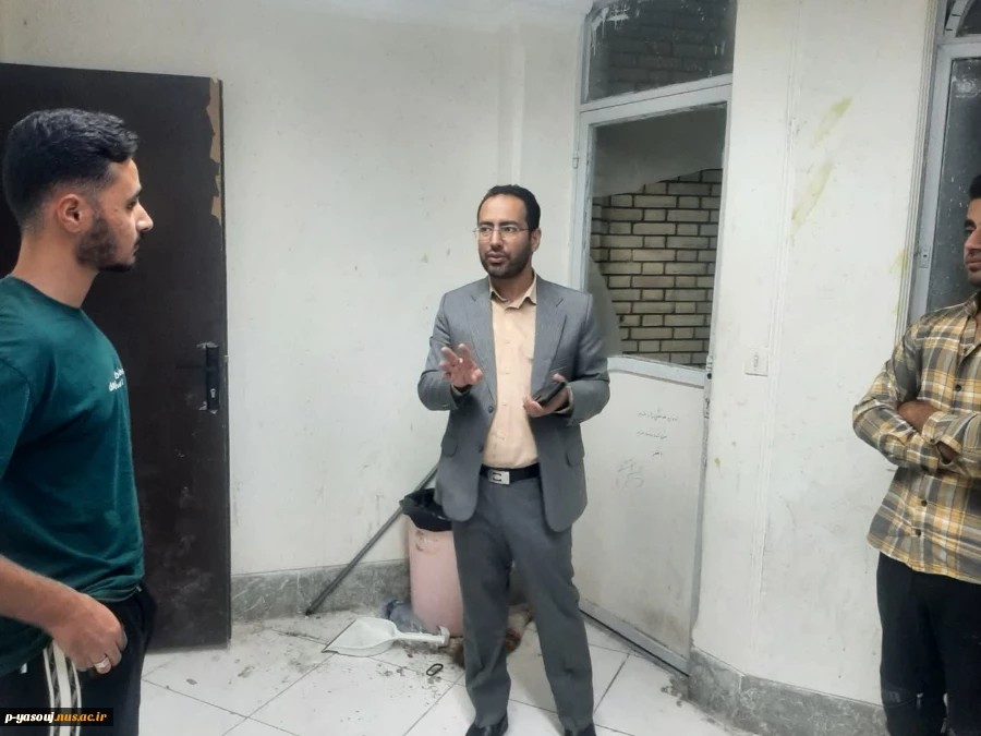 بازدید سرپرست دانشگاه ملی مهارت استان کهگیلویه و بویراحمد از خوابگاه های  آموزشکده ملی مهارت پسران یاسوج 2