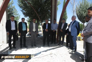بازدید مشاور رئیس و رئیس مرکز نظارت ارزیابی و تضمین کیفیت و مدیر کل حقوقی دانشگاه ملی مهارت از دانشگاه ملی مهارت استان کهگیلویه و بویراحمد 2