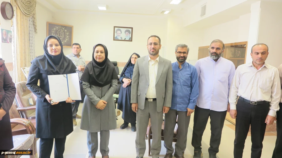 برگزاری آیین تکریم و معارفه رئیس پیشین و سرپرست جدید آموزشکده ملی مهارت دختران یاسوج 11