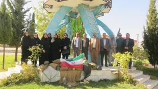 با حضور رئیس و کارکنان دانشگاه ملی مهارت استان برگزار شد: آیین غبارروبی  و عطر افشانی قبر مطهر شهید گمنام واقع در آموزشکده ملی مهارت دختران یاسوج 6