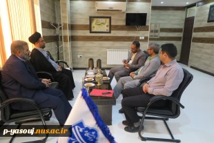 نشست رئیس دانشگاه ملی مهارت استان کهگیلویه و بویراحمد با معاون نهاد نمایندگی مقام معظم رهبری در دانشگاههای استان 2