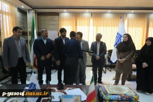 برگزاری آئین تکریم و معارفه مسئولین پیشین و جدید بسیج داشجویی آموزشکده های پسران و دختران یاسوج 10