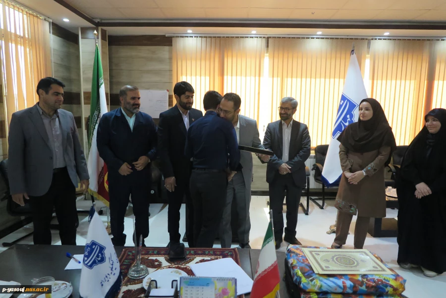 برگزاری آئین تکریم و معارفه مسئولین پیشین و جدید بسیج داشجویی آموزشکده های پسران و دختران یاسوج 10