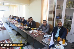 برگزاری آئین تکریم و معارفه مسئولین پیشین و جدید بسیج داشجویی آموزشکده های پسران و دختران یاسوج 9