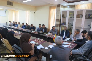 برگزاری آئین تکریم و معارفه مسئولین پیشین و جدید بسیج داشجویی آموزشکده های پسران و دختران یاسوج 6