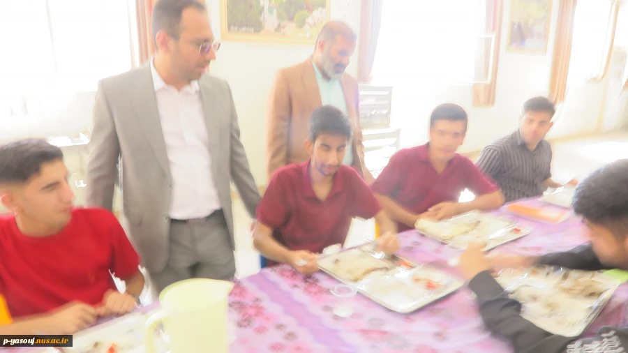 بازدید رئیس دانشگاه ملی مهارت استان کهگیلویه و بویراحمد از سلف سرویس آموزشکده های ملی مهارت پسران و دختران یاسوج 2