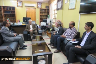 نشست رئیس دانشگاه ملی مهارت استان کهگیلویه و بویراحمد با مدیرکل دیوان محاسبات استان 2