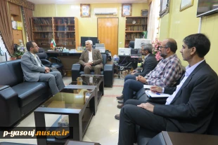نشست رئیس دانشگاه ملی مهارت استان کهگیلویه و بویراحمد با مدیرکل دیوان محاسبات استان 3