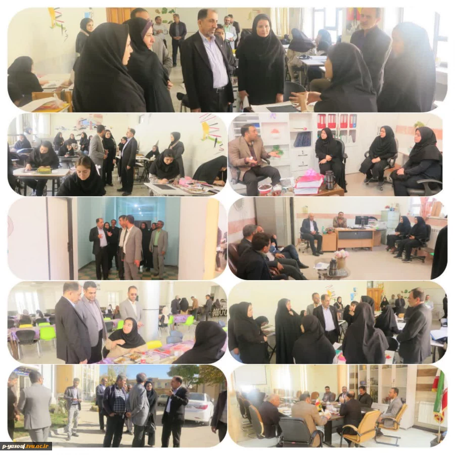 بازدید و نظارت ستادی مشاور رئیس دانشگاه و رئیس مرکز نظارت، ارزیابی  وتضمین کیفیت از دانشگاه ملی مهارت استان کهگیلویه و بویراحمد 3