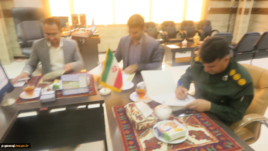 انعقاد تفاهم نامه همکاری سه جانبه همکاری بین دانشگاه ملی مهارت استان کهگیلویه و بویراحمد، سازمان بسیج اساتید استان و بسیج صنعت و معدن استان 3