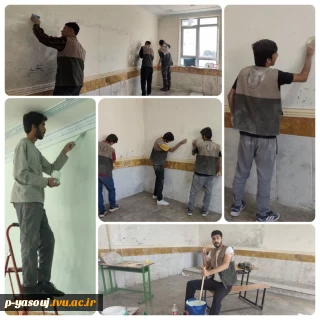 برگزاری اردوی جهادی دانشجویان آموزشکده ملی مهارت پسران یاسوج