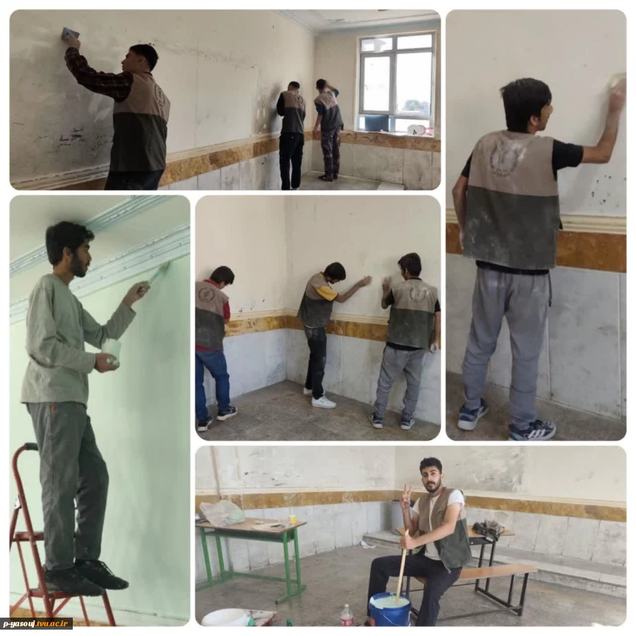 برگزاری اردوی جهادی دانشجویان آموزشکده ملی مهارت پسران یاسوج 2