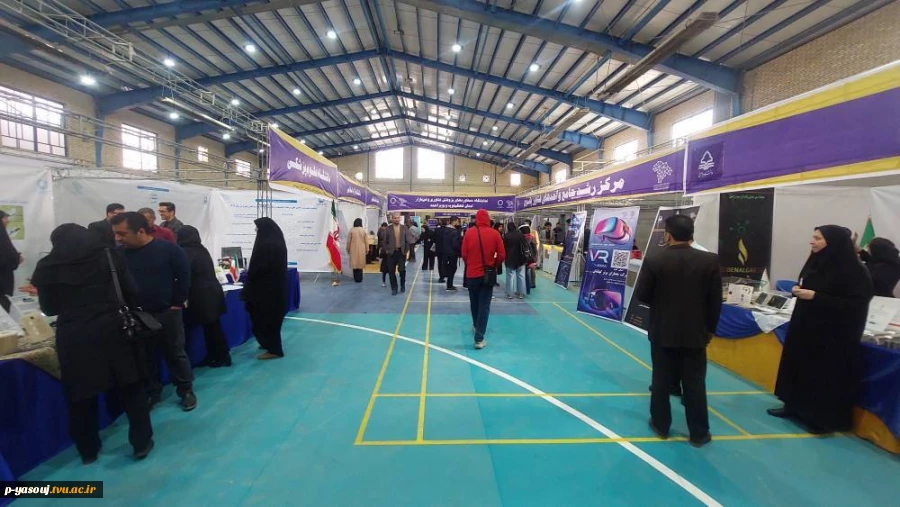 افتتاح نمایشگاه دستاورد‌های پژوهشی دانشگاهها و موسسات آموزش عالی استان کهگیلویه و بویراحمد در دانشگاه یاسوج و حضور دانشگاه ملی مهارت استان دراین غرفه 3