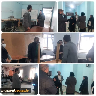 بازدید رئیس دانشگاه ملی مهارت استان از آموزشکده ملی مهارت دختران یاسوج