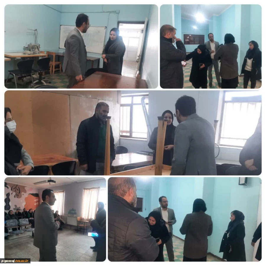 بازدید رئیس دانشگاه ملی مهارت استان از آموزشکده ملی مهارت دختران یاسوج 2