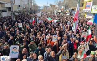 شرکت کارکنان، اساتید و دانشجویان دانشگاه ملی مهارت استان کهگیلویه و بویراحمد در تجمع بزرک محکومیت اغتشاشات اخیر 4