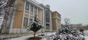 نمای برفی دانشگاه ملی مهارت استان کهگیلویه و بویراحمد در روز یکشنبه مورخه 1404/11/05 9