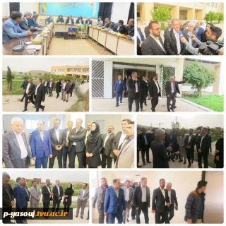 به منظور بررسی و امکان سنجی راه اندازی آموزشکده ملی مهارت در شهر چرام صورت گرفت: بازدید رئیس دانشگاه ملی مهارت از محل مورد نظر راه اندازی آموزشکده ملی مهارت چرام 