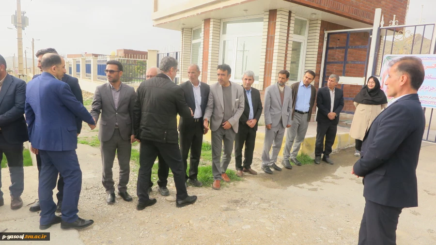 گزارش تصویری: بازدید دکتر زمانی از محل مورد نظر جهت راه اندازی آموزشکده ملی مهارت در شهر چرام  4