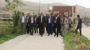 گزارش تصویری: بازدید دکتر زمانی از محل مورد نظر جهت راه اندازی آموزشکده ملی مهارت در شهر چرام  7