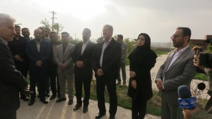 گزارش تصویری: بازدید دکتر زمانی از محل مورد نظر جهت راه اندازی آموزشکده ملی مهارت در شهر چرام  8