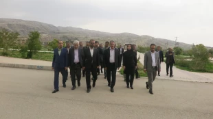 گزارش تصویری: بازدید دکتر زمانی از محل مورد نظر جهت راه اندازی آموزشکده ملی مهارت در شهر چرام  16