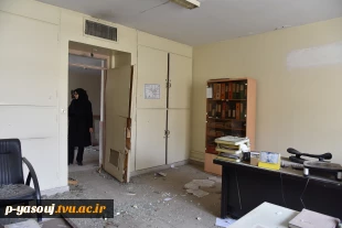 بازدید رئیس دانشگاه ملی مهارت از ساختمان‌های آسیب دیده دانشکده ولیعصر 5
