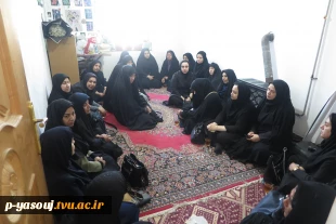 دیدار اساتید، کارکنان و دانشجویان دانشگاه ملی مهارت استان کهگیلویه و بویراحمد با خانواده شهیده یکتا امیریان 6