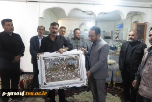 دیدار اساتید، کارکنان و دانشجویان دانشگاه ملی مهارت استان کهگیلویه و بویراحمد با خانواده شهیده یکتا امیریان 8
