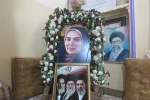 دیدار رئیس و کارکنان دانشگاه ملی مهارت استان کهگیلویه و بویراحمد با خانواده شهیده پوران قلی پور از شهدای جنگ رمضان 9
