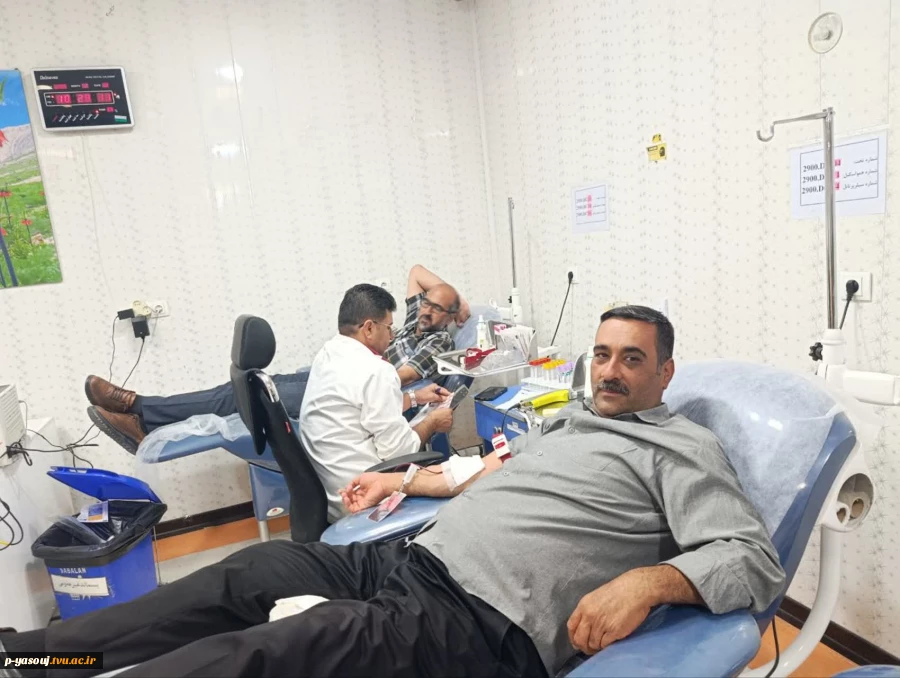 اهداء خون کارکنان دانشگاه ملی مهارت استان کهگیلویه و بویراحمد 2