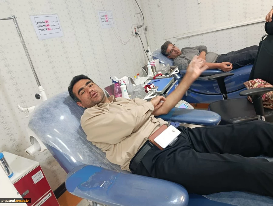 اهداء خون کارکنان دانشگاه ملی مهارت استان کهگیلویه و بویراحمد 5