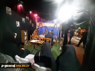 حضور رئیس دانشگاه ملی مهارت استان کهگیلویه و بویراحمد در موکب کافه دانشجو و ایراد سخنرانی  4