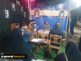 حضور رئیس دانشگاه ملی مهارت استان کهگیلویه و بویراحمد در موکب کافه دانشجو و ایراد سخنرانی  6
