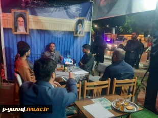 حضور رئیس دانشگاه ملی مهارت استان کهگیلویه و بویراحمد در موکب کافه دانشجو و ایراد سخنرانی  7