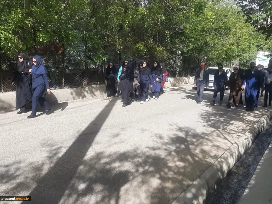 برگزاری همایش پیاده روی به مناسبت هفته معلم و تجلیل از مقام استاد،  با حضور کارکنان و اساتید  دانشگاه ملی مهارت استان کهگیلویه و بویراحمد 9