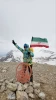 برافراشتن پرچم  مقدس جمهوری اسلامی ایران  بر فراز قله حوض دال دنا توسط  یکی از اساتید آموزشکده ملی مهارت دختران یاسوج  2