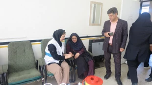 برپایی ایستگاه غربالگری فشار خون و دیابت در دانشگاه ملی مهارت استان کهگیلویه و بویراحمد 6
