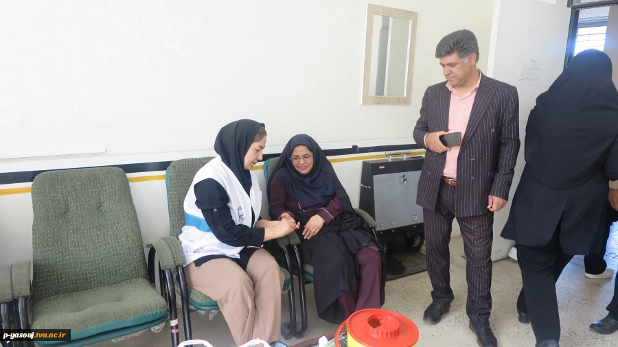 برپایی ایستگاه غربالگری فشار خون و دیابت در دانشگاه ملی مهارت استان کهگیلویه و بویراحمد 6