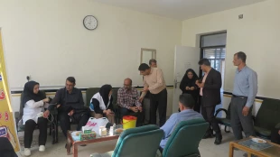 برپایی ایستگاه غربالگری فشار خون و دیابت در دانشگاه ملی مهارت استان کهگیلویه و بویراحمد 14