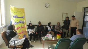 برپایی ایستگاه غربالگری فشار خون و دیابت در دانشگاه ملی مهارت استان کهگیلویه و بویراحمد 16